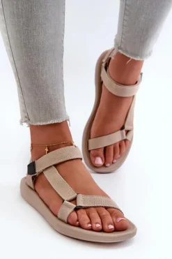 Online Boto Damskie Sportowe Sandały Beżowe Ultimate