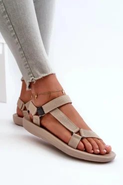 Online Boto Damskie Sportowe Sandały Beżowe Ultimate