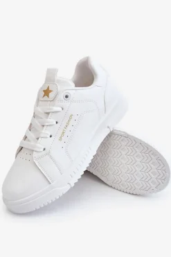 Boto Buty Sportowe Na Platformie|Sneakersy Damskie*Damskie Sznurowane Buty Sportowe Białe Mikaela