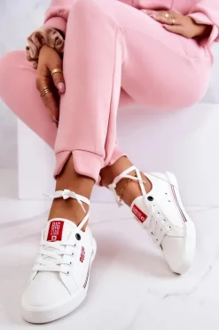 New Big Star Shoes Damskie Tenisówki BIG STAR HH274059 Białe