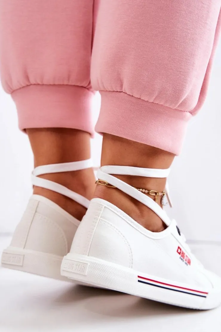 New Big Star Shoes Damskie Tenisówki BIG STAR HH274059 Białe