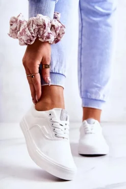 Damskie Big Star Shoes Damskie Tenisówki BIG STAR FF274168 Białe