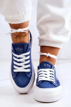 Lee Cooper Trampki Damskie Niskie*Damskie Tenisówki LCW-22-31-0834L Niebieskie