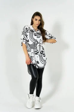 Hot Boto Damskie Tenisówki Na Platformie Z Nerką Białe Popcorn