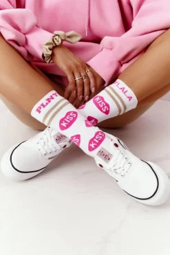 Damskie Cross Jeans Damskie Tenisówki Na Platformie FF2R4001C Białe