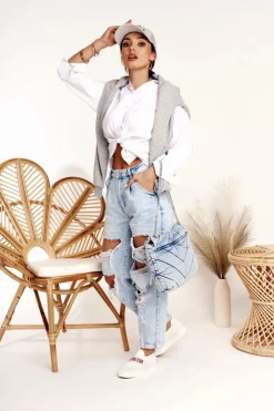 Big Star Shoes Trampki Damskie Slip-On|Trampki Damskie Big Star*Damskie Tenisówki Slip-on Big Star FF274219 Białe