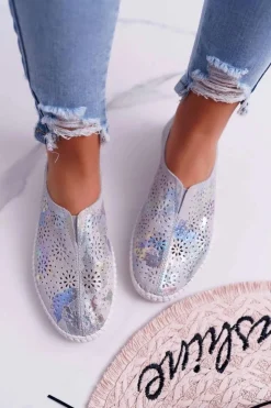 Best Boto Damskie Tenisówki Szare Comfort Munda