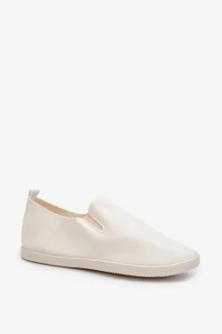 Damskie Boto Damskie Tenisówki Trampki Slip-On Beżowe Lovinia