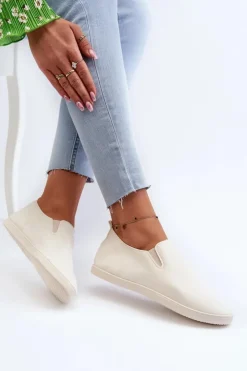 Damskie Boto Damskie Tenisówki Trampki Slip-On Beżowe Lovinia