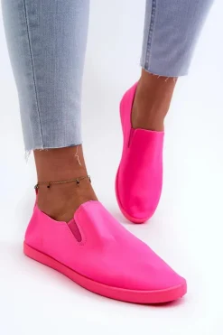 Damskie Boto Damskie Tenisówki Trampki Slip-On Fuksja Lovinia