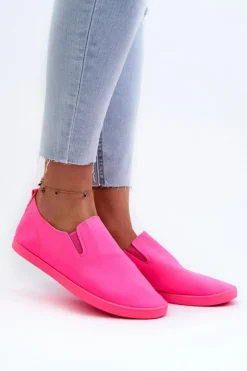 Damskie Boto Damskie Tenisówki Trampki Slip-On Fuksja Lovinia