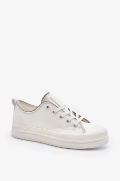 Damskie Big Star Shoes Damskie Trampki Big Star NN274850 Białe