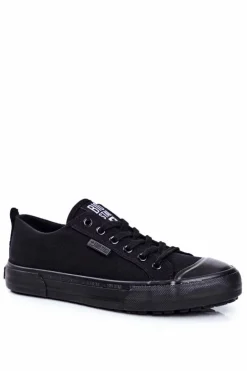 Damskie Big Star Shoes Damskie Trampki Big Star Czarne FF274A080