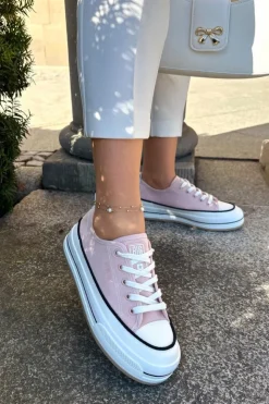 Damskie Big Star Shoes Damskie Trampki Big Star NN274207 Różowe