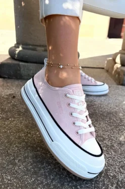 Damskie Big Star Shoes Damskie Trampki Big Star NN274207 Różowe