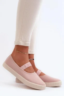 Damskie Big Star Shoes Damskie Trampki Big Star NN274606 Różowe