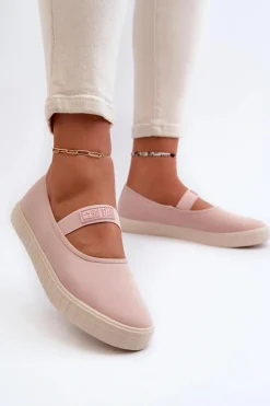 Damskie Big Star Shoes Damskie Trampki Big Star NN274606 Różowe