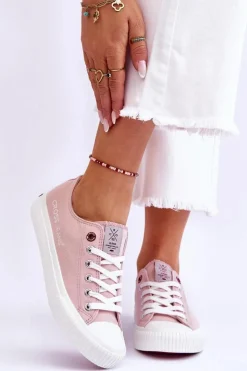 Cross Jeans Trampki Damskie Cross Jeans|Trampki Damskie Niskie*Damskie Trampki LL2R4068 Nude