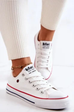 Discount Lee Cooper Damskie Trampki LCW-22-31-0875L Białe
