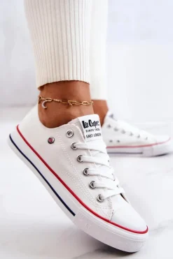 Discount Lee Cooper Damskie Trampki LCW-22-31-0875L Białe