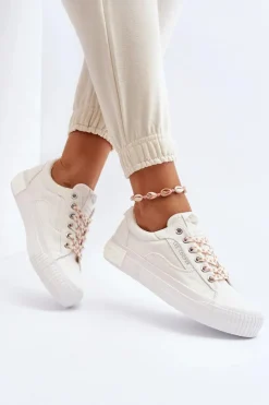 New Lee Cooper Damskie Trampki LCW-24-31-2170 Białe Biały