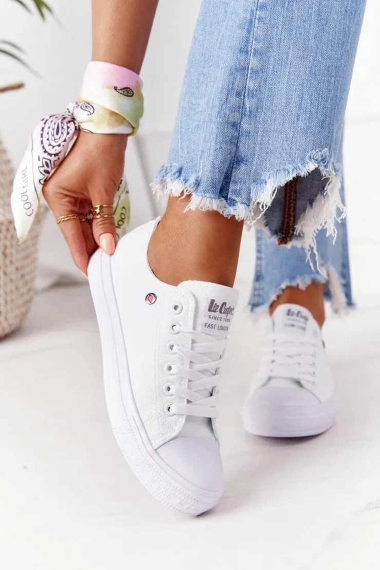 Damskie Lee Cooper Damskie Trampki LCW-21-31-0082L Białe