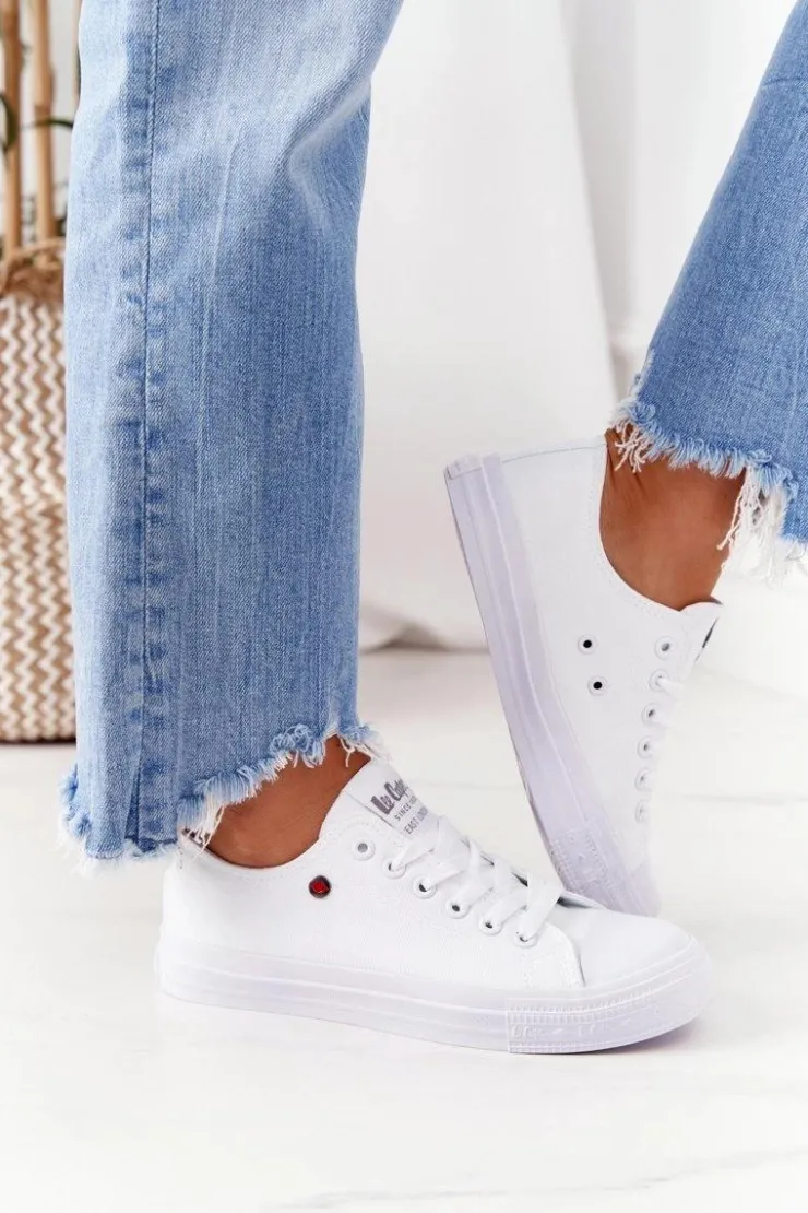 Damskie Lee Cooper Damskie Trampki LCW-21-31-0082L Białe