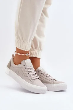 Damskie Lee Cooper Damskie Trampki LCW-24-31-2171 Szare