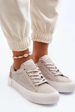 Damskie Lee Cooper Damskie Trampki LCW-24-31-2171 Szare