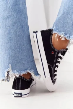 Lee Cooper Trampki Damskie Niskie*Damskie Trampki LCW-21-31-0097L Czarne