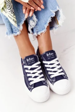 Lee Cooper Trampki Damskie Niskie*Damskie Trampki LCW-21-31-0097L Czarne