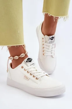 Hot Lee Cooper Damskie Trampki LCW-24-31-2201 Białe