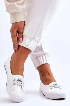 Lee Cooper Trampki Damskie Niskie*Damskie Trampki Tenisówki LCW-23-31-1791L Białe