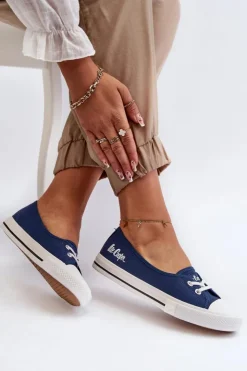 Lee Cooper Trampki Damskie Niskie*Damskie Trampki Tenisówki LCW-23-31-1789L Granatowe