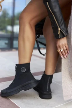 Outlet Big Star Shoes Damskie Trapery Big Star II274351 Czarne