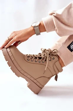 Damskie Boto Damskie Trapery Khaki Mustgrow