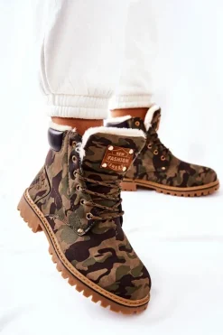 Damskie Boto Damskie Trapery Ocieplane Moro Crush