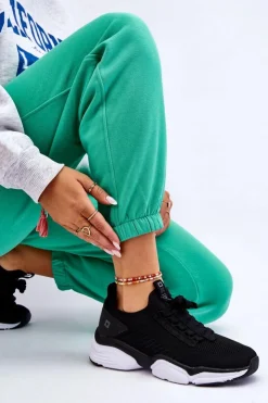 Damskie Big Star Shoes Damskie Wsuwane Buty Sportowe Memory Foam System Big Star LL274A146 Czarne