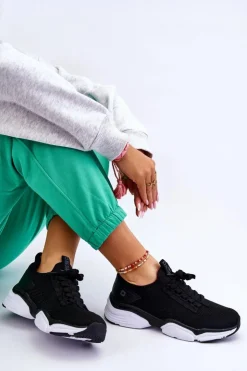 Damskie Big Star Shoes Damskie Wsuwane Buty Sportowe Memory Foam System Big Star LL274A146 Czarne