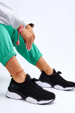 Damskie Big Star Shoes Damskie Wsuwane Buty Sportowe Memory Foam System Big Star LL274A146 Czarne