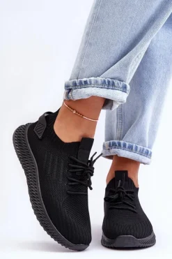 Boto Buty Sportowe Na Platformie|Sneakersy Damskie*Damskie Wsuwane Materiałowe Buty Sportowe Czarne Zauna