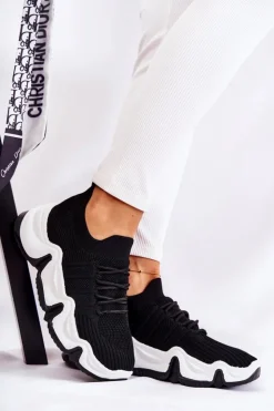 Damskie Boto Damskie Wsuwane Sneakersy Czarne Dayen