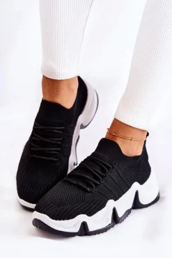 Damskie Boto Damskie Wsuwane Sneakersy Czarne Dayen