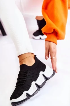 Damskie Boto Damskie Wsuwane Sneakersy Czarne Dayen