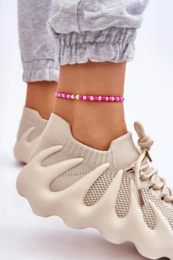 Online Boto Damskie Wsuwane Sneakersy Beżowe Myles