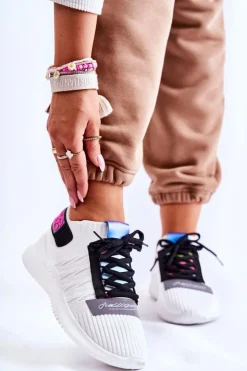 Boto Buty Sportowe Na Platformie|Sneakersy Damskie*Damskie Wsuwane Sportowe Buty Sneakersy Białe Klayra Biały