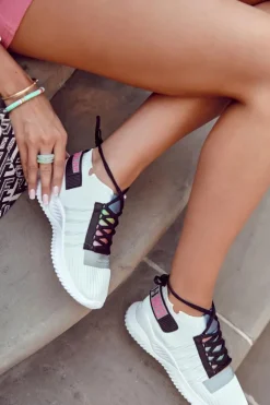 Boto Buty Sportowe Na Platformie|Sneakersy Damskie*Damskie Wsuwane Sportowe Buty Sneakersy Białe Klayra Biały