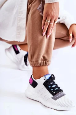 Boto Buty Sportowe Na Platformie|Sneakersy Damskie*Damskie Wsuwane Sportowe Buty Sneakersy Białe Klayra Biały