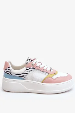 GOE Sneakersy Damskie*Damskie Wygodne Buty Sportowe LL2N4053 Multikolor
