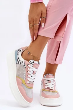 GOE Sneakersy Damskie*Damskie Wygodne Buty Sportowe LL2N4053 Multikolor